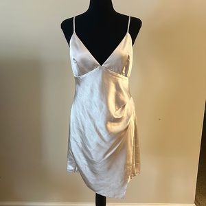 Selfie Leslie satin mini dress